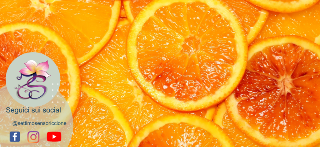 arancia frutta idratazione rimodellamento corporeo metodo Settimo Senso® Riccione
