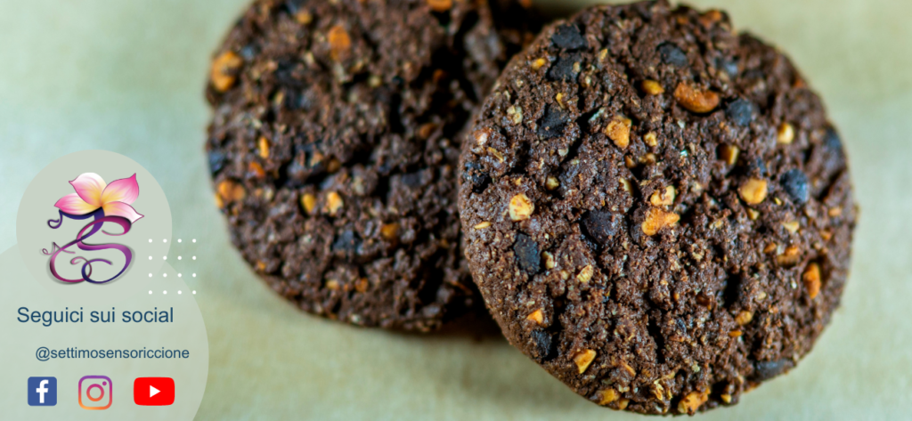 ricette cookies cacao e semi di canapa elemento metallo riequilibrio energetico Settimo Senso® Riccione