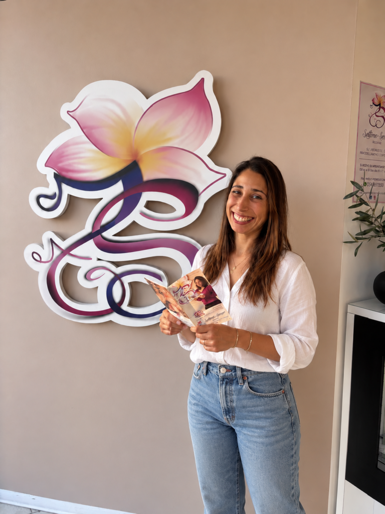 Chi siamo Simona Ferlazzo Sorriso logo Settimo Senso Riccione